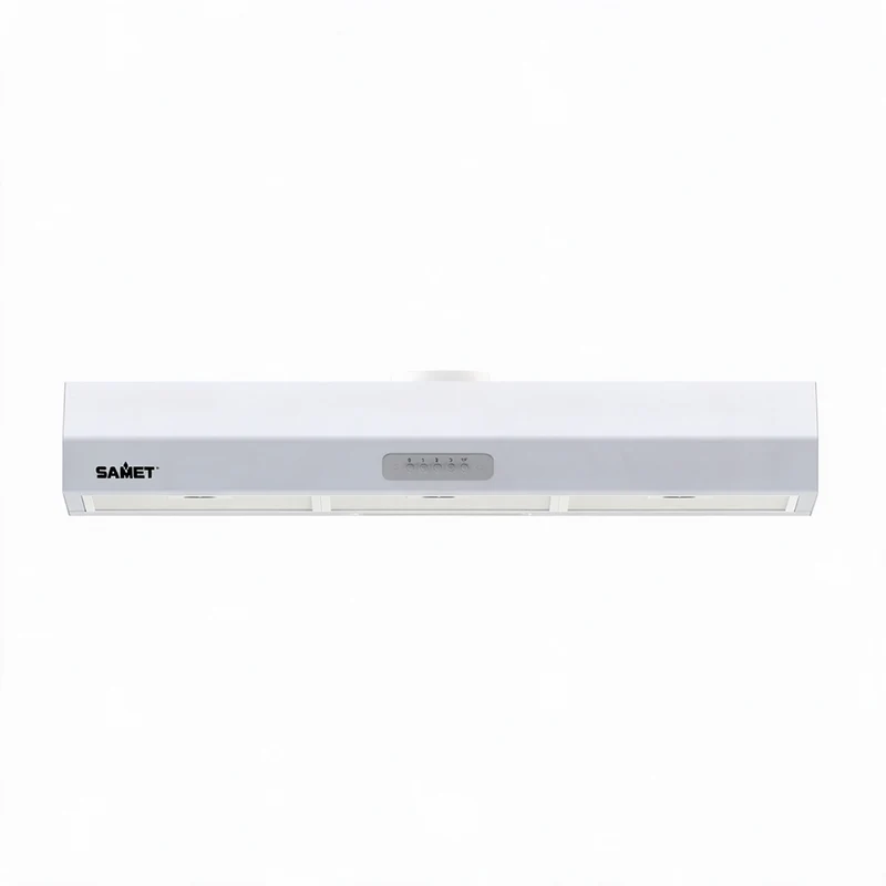 Cappa sottopensile 90cm con 3 livelli potenza colore bianco - Tornado Samet
