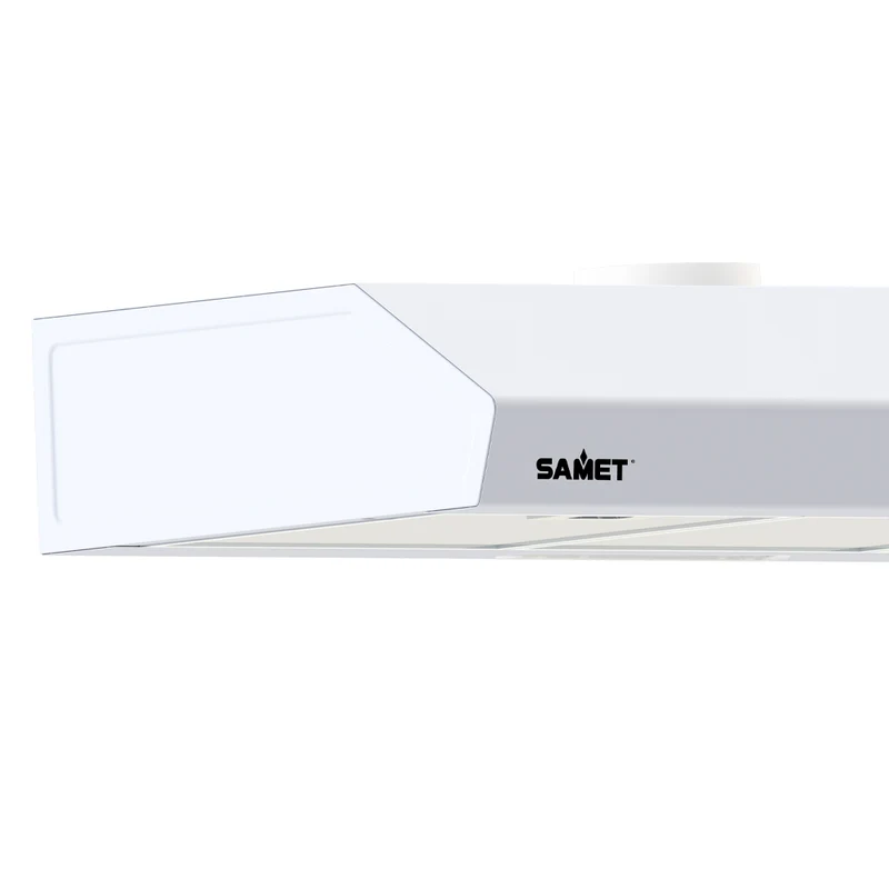 Cappa sottopensile 90cm con 3 livelli potenza colore bianco - Tornado Samet