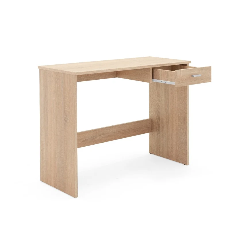 Scrivania in legno con cassetto colore rovere sonoma 89x74h cm - Trix