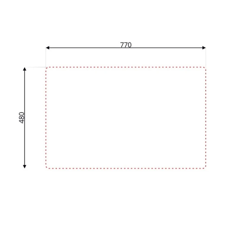 Lavello doppia vasca ad incasso in acciaio inox 79x50 cm - Classic 170