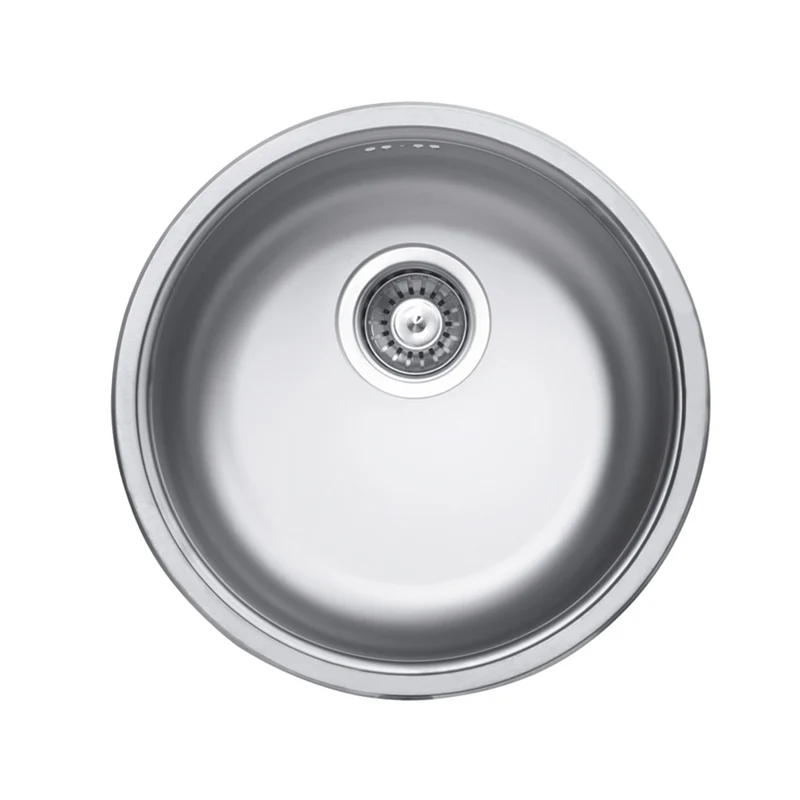 Lavello rotondo a pozzetto diametro 43,5 cm superficie lucida - Rondo'