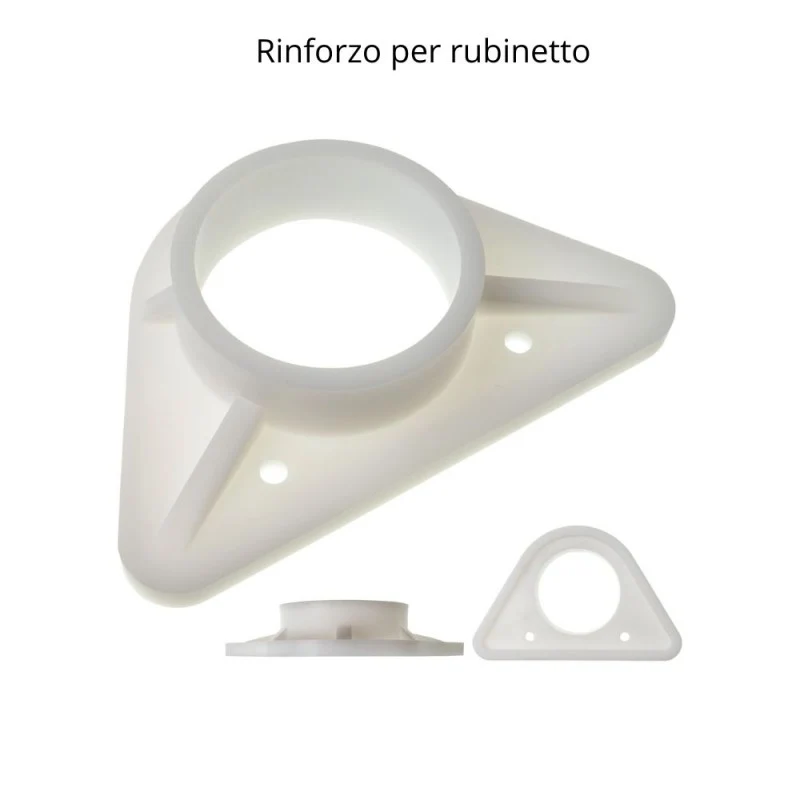 Lavello rotondo a pozzetto diametro 43,5 cm superficie lucida - Rondo'