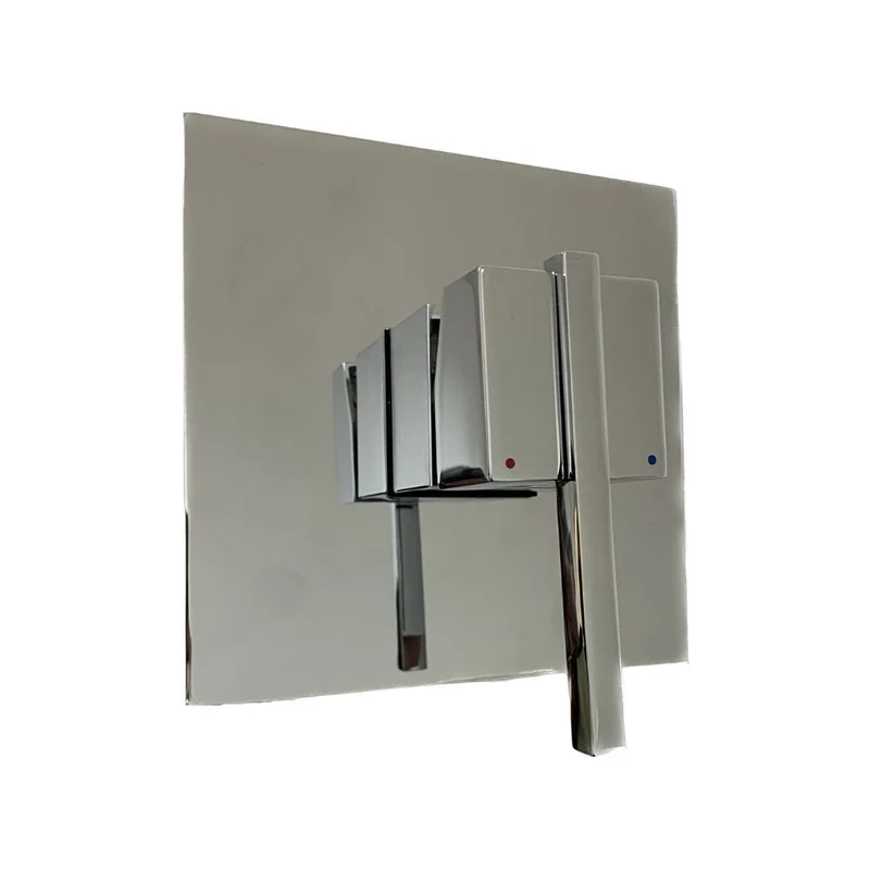 Miscelatore doccia quadrato bagno doccia cromato - Quadra