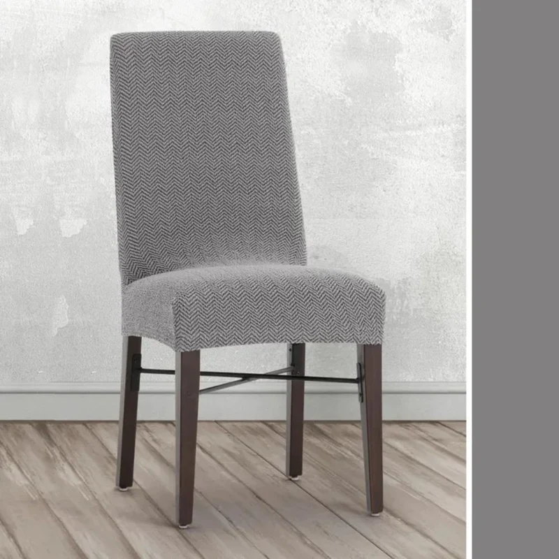 Coprisedia tessuto elastico colore grigio - Jaz