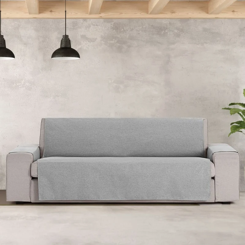 Copridivano 3 posti colore grigio 155 cm - Valeria
