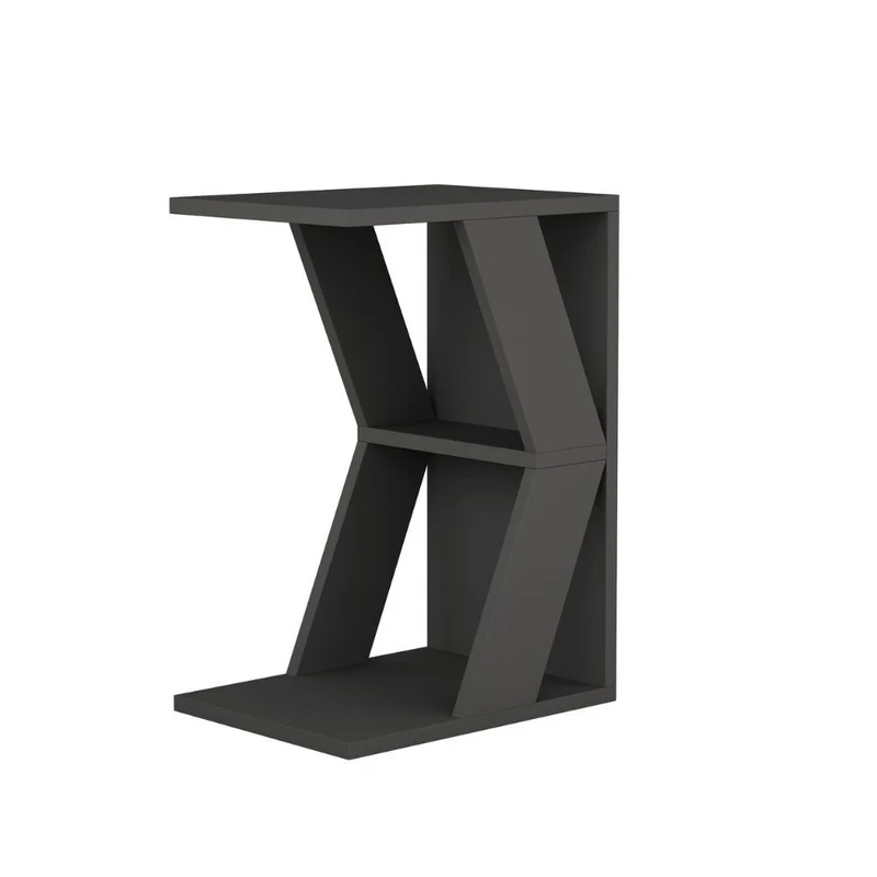 Tavolino da divano porta computer 30x57h cm colore antracite - Naze
