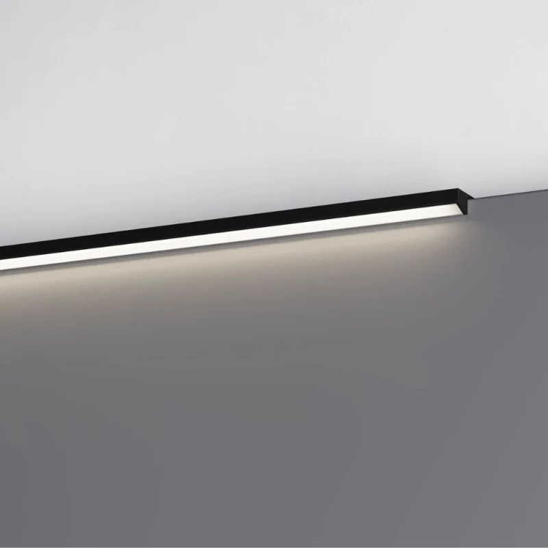 Profilo illuminazione LED bagno 800 mm nero opaco - Kawy