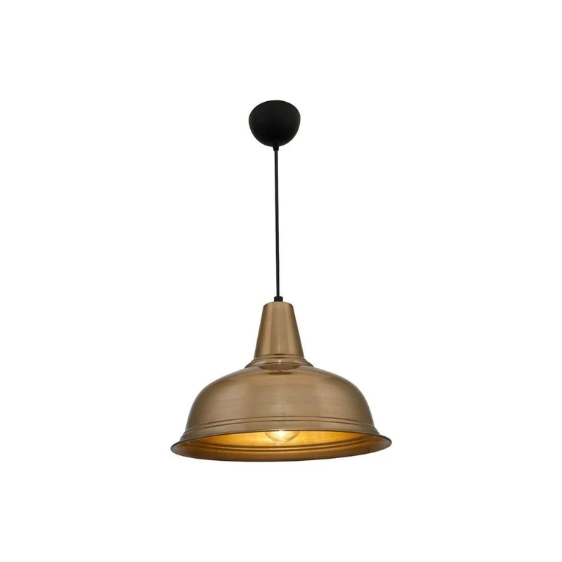 Lampada a sospensione 90h con diffusore color bronzo