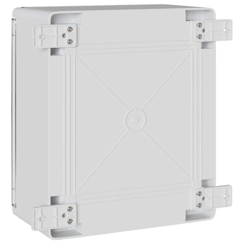 Armoire de contrôle moderne 30 x 16,5 x 35 cm durable style contemporain intérieur extérieur en plastique gris 02_0058210