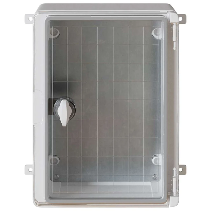 Armoire de contrôle moderne rangement intérieur extérieur 47 x 20 x 60 cm en plastique gris 02_0058206