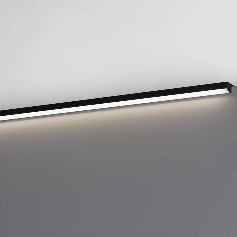 Profilo illuminazione LED bagno 600 mm nero opaco - Walk