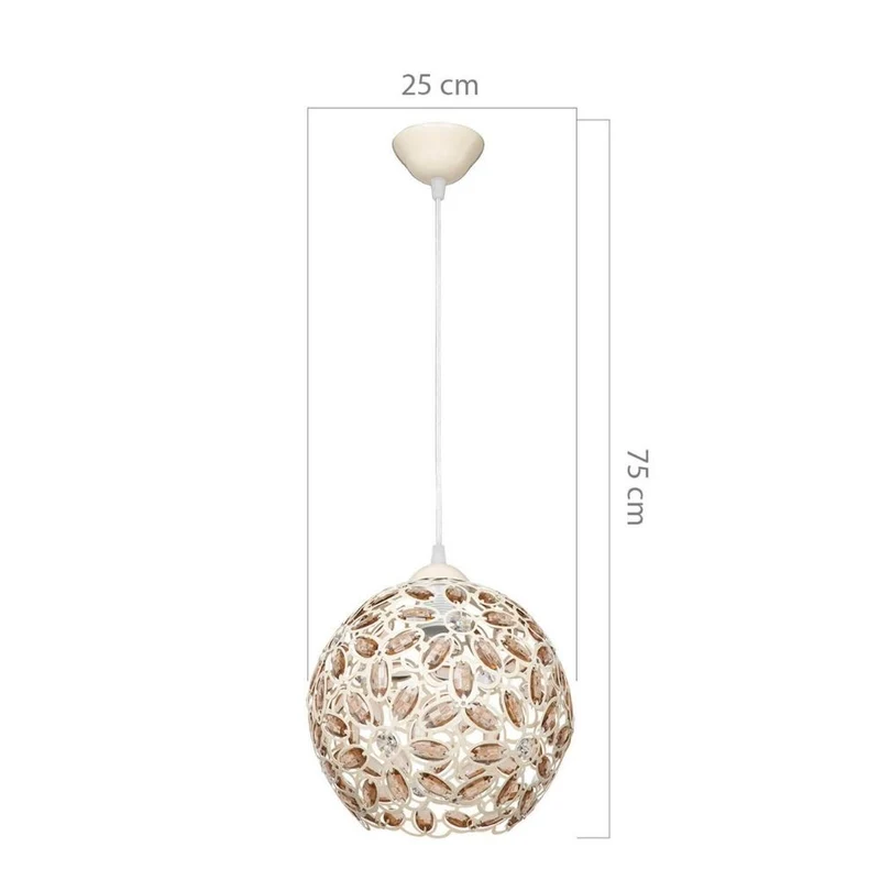 Lampada a sospensione 70h in vetro soffiato Badem