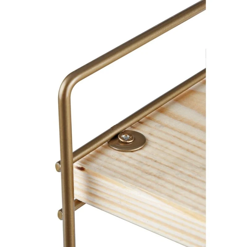 Scaffale 40x40h con 3 ripiani in legno colore bronzo Hobby