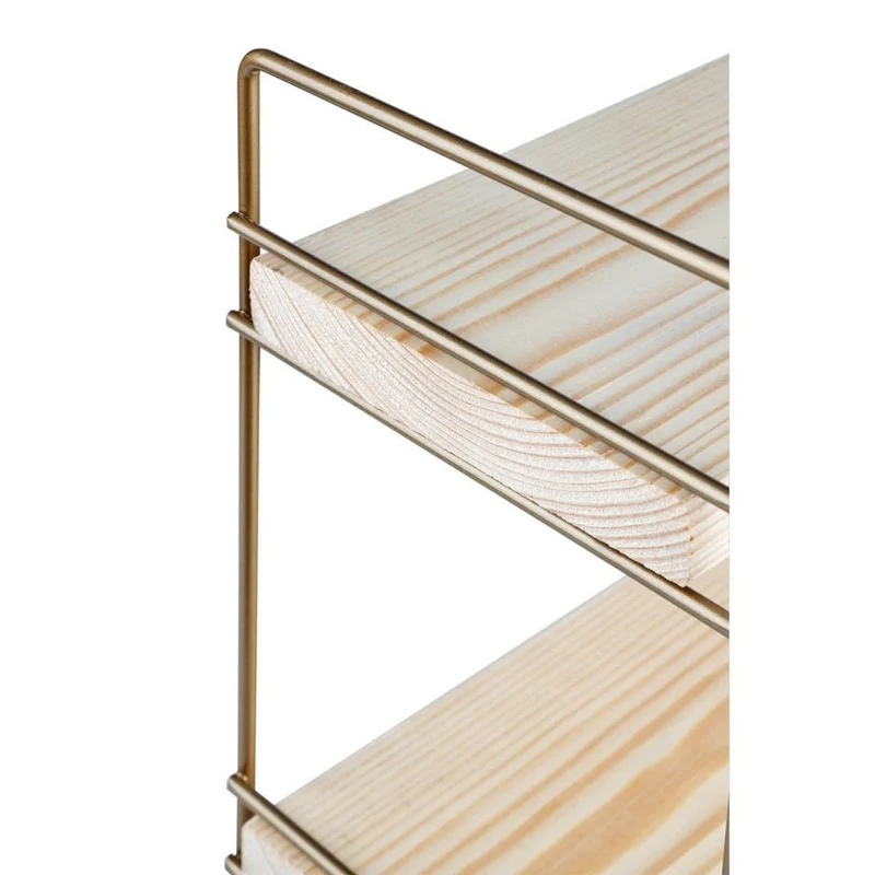 Scaffale 40x40h con 3 ripiani in legno colore bronzo Hobby