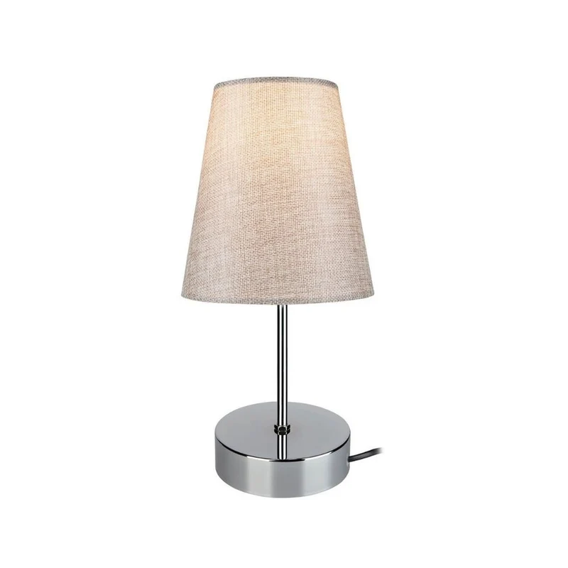 Lampada da tavolo cromo beige Estelya AZ1068