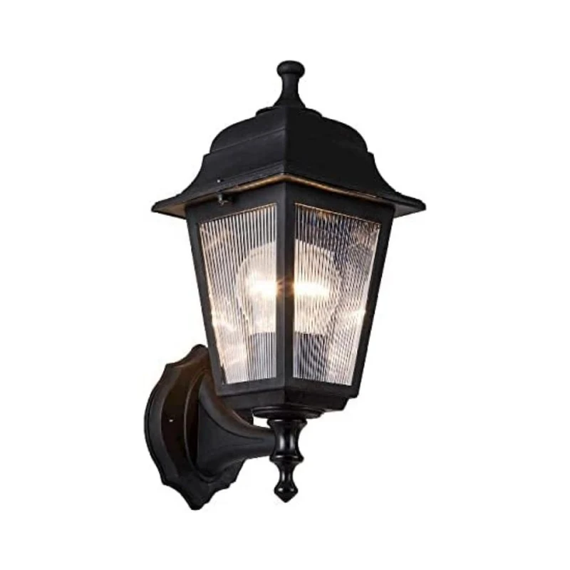 Lampada a parete colore nero abs triangolare MDL2826
