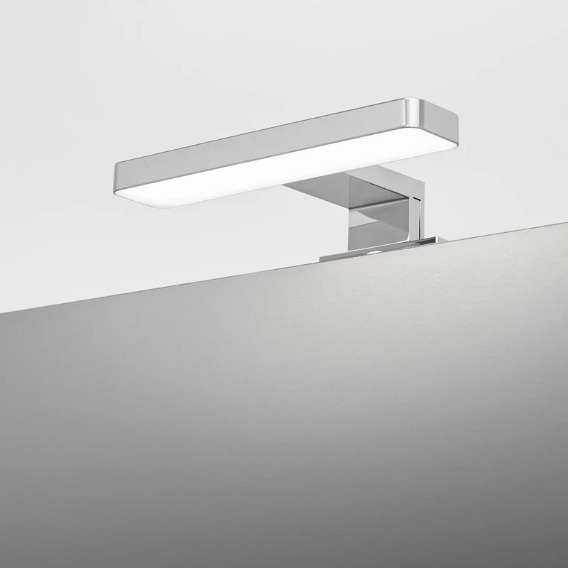 Lampada LED per bagno cromata 200 mm 6,5 watt - Brex