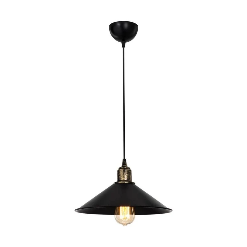 Lampada a sospensione colore nero 62H cm - Bluc