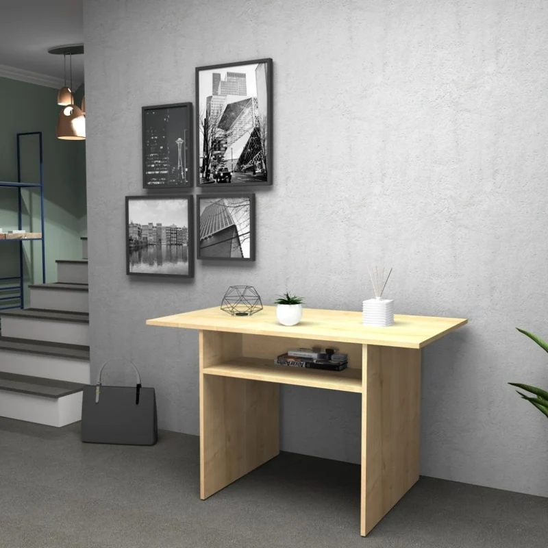 Consolle allungabile colore rovere 120x35 cm Ikebana