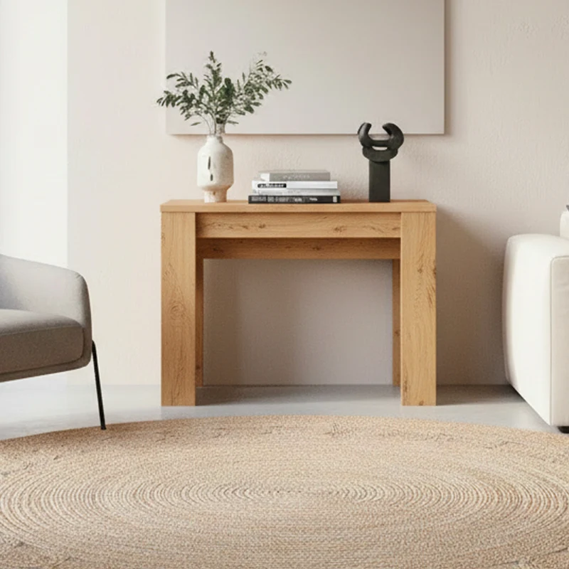 Consolle allungabile colore rovere 252 cm Baku