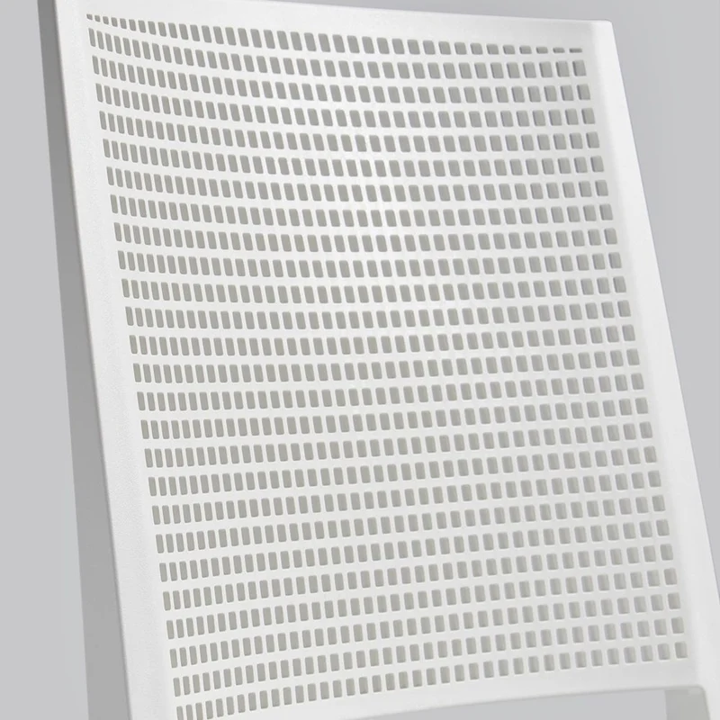 Set 4 Sedia in polipropilene colore grigio Grid