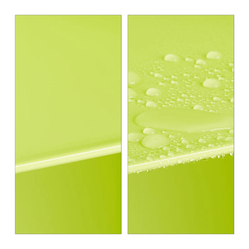 Étagère modulable pour enfants rangement jouets penderie flexible 80 x 30 x 120 cm en plastique vert clair 13_0003705