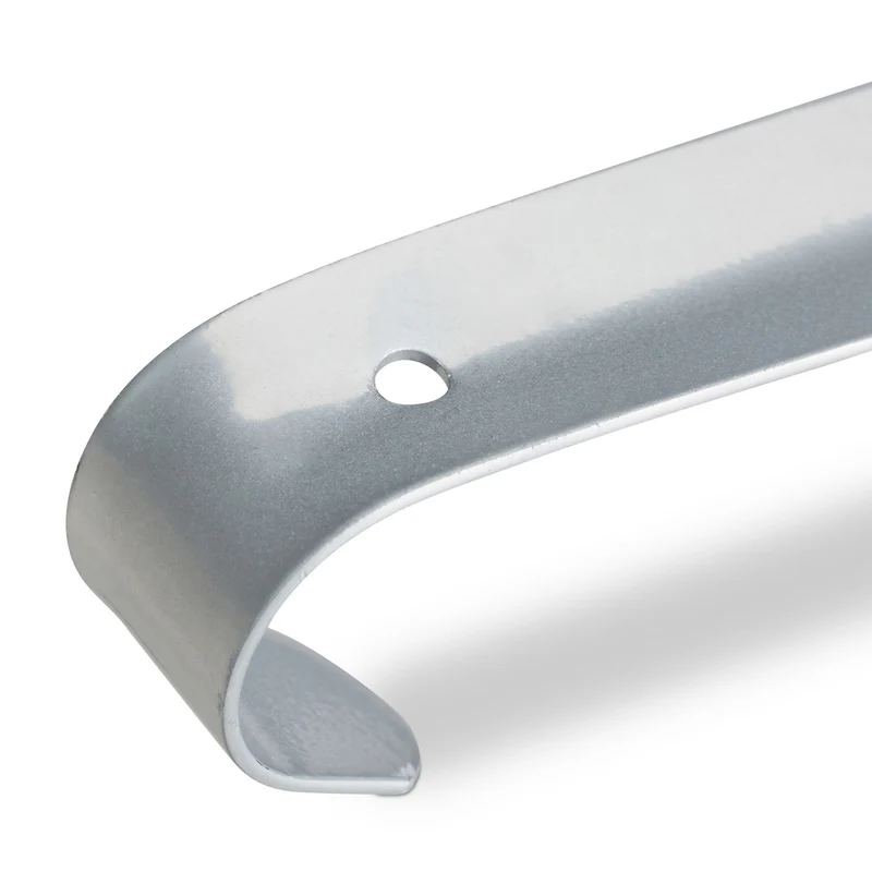 Chausse-pied long ergonomique 70 x 4 x 3,5 cm en fer finition mate argenté 13_0004155