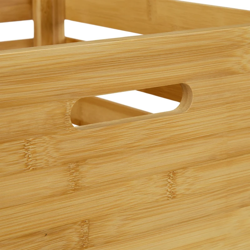 Banc à chaussures de rangement pratique 80 x 30 x 45 cm pour entrée salle de bains chambre en bambou naturel 13_0004718