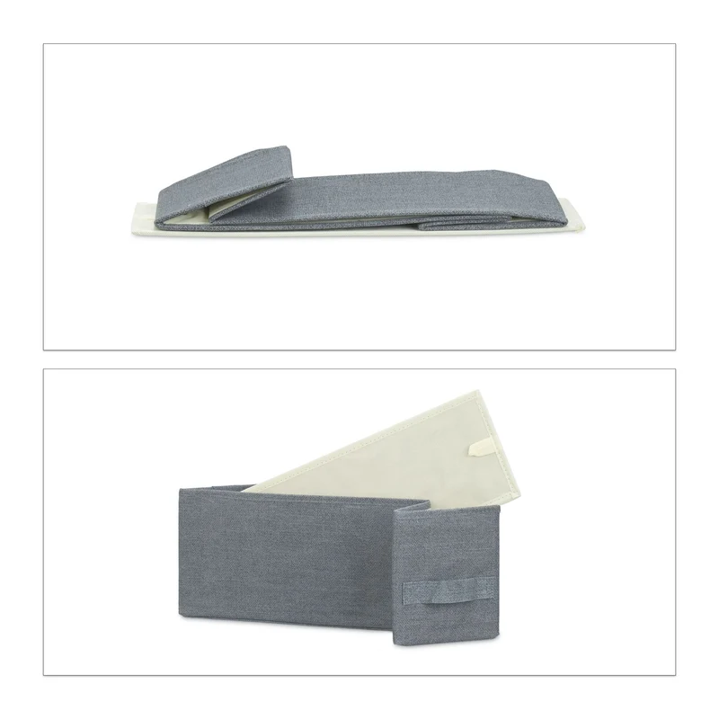 Étagère de rangement moderne avec tiroirs pliables 95 x 45 x 30 cm pratique design épuré en acier blanc 13_0006840