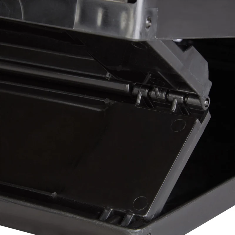 Boîte de transport pliable empilable 31,5 x 58,5 x 40 cm capacité 60 litres ergonomique en polypropylène noir 13_0006028