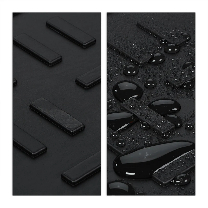 Lot de 2 rangements à chaussures empilables 3,2 x 75 x 36,5 cm en polypropylène noir 13_0007652