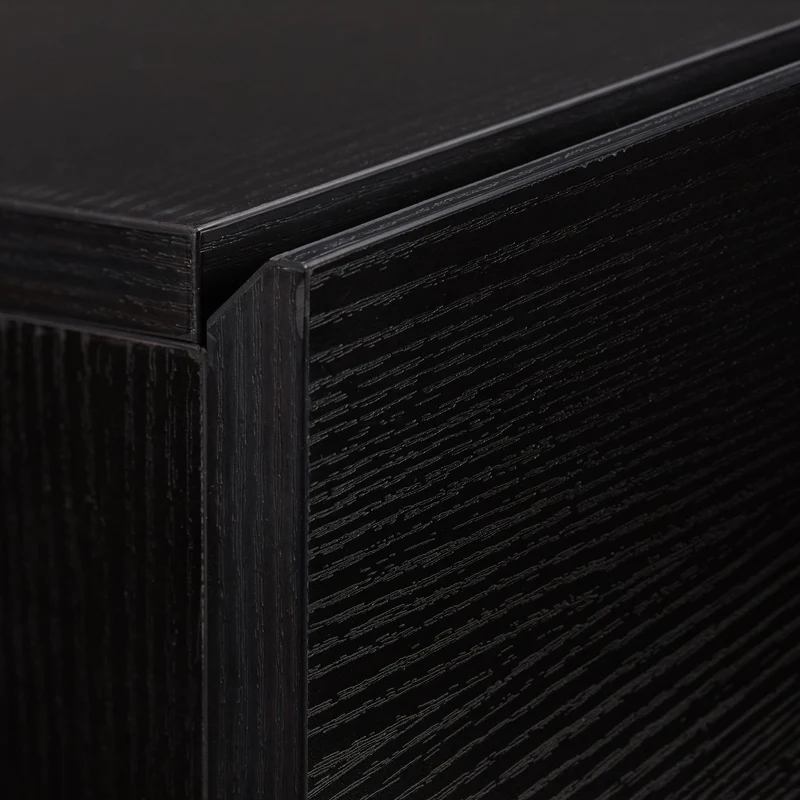 Table de console étroite pratique couloir 100 x 30 x 75 cm en métal noir 13_0009048