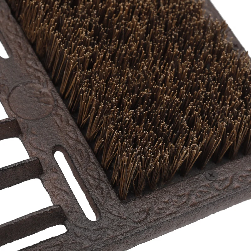 Retire-bottes typique ancien style extérieur incline pratique entretien semelles 40 x 30 x 10 cm en fonte noir 13_0010768