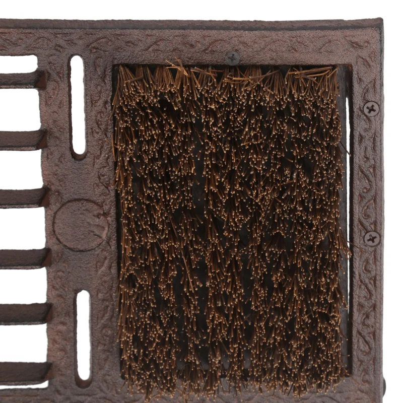 Retire-bottes typique ancien style extérieur incline pratique entretien semelles 40 x 30 x 10 cm en fonte noir 13_0010768