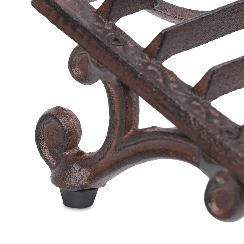 Retire-bottes typique ancien style extérieur incline pratique entretien semelles 40 x 30 x 10 cm en fonte noir 13_0010768