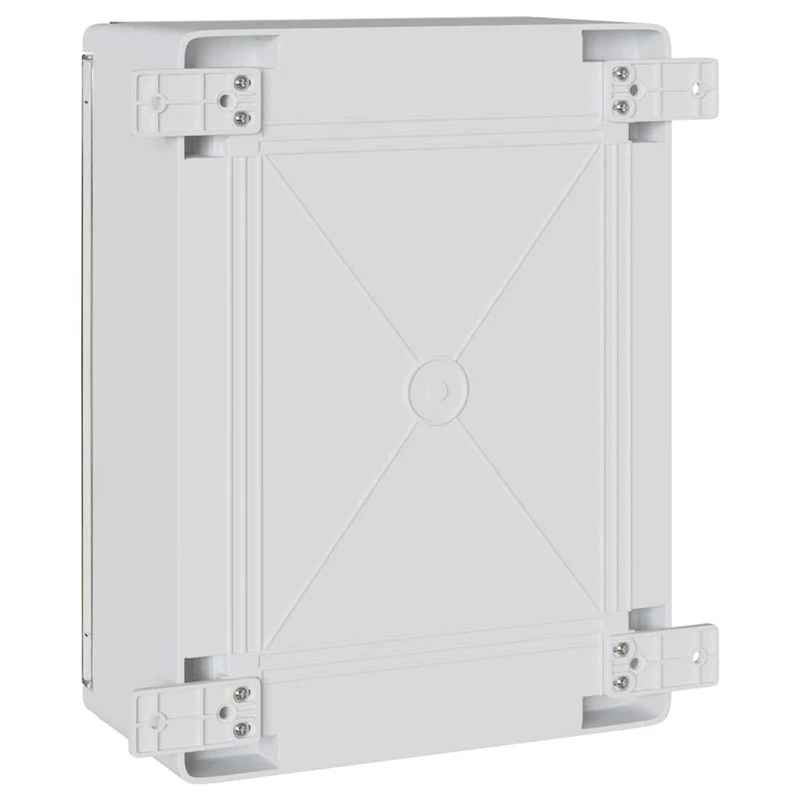 Armoire de contrôle moderne polyvalente rangement 30 x 16,5 x 40 cm en plastique gris 02_0058211