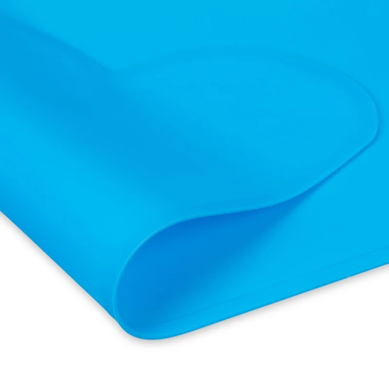 Lot de 2 sets de table antidérapants pour enfants 47,5 x 26,5 cm en silicone rose 13_0013687
