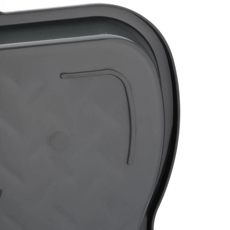Lot de 3 égouttoirs à chaussures pratiques pour séchage rapide entrée 40 x 30 x 10 cm en plastique gris 13_0015379