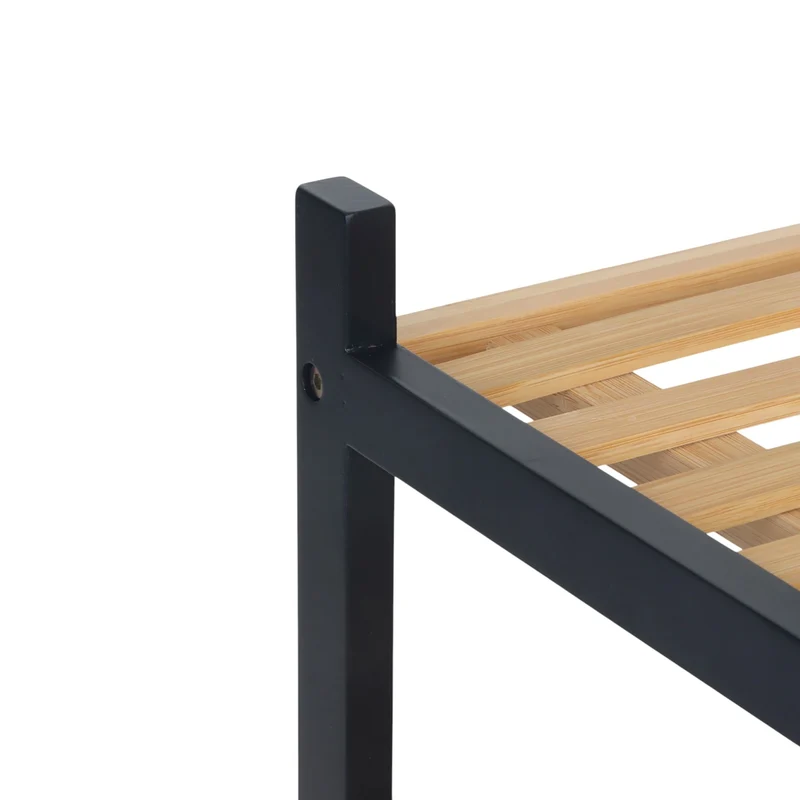Meuble à chaussures moderne rangement pour 6 paires 80 x 30 x 80 cm en bois blanc 13_0017258