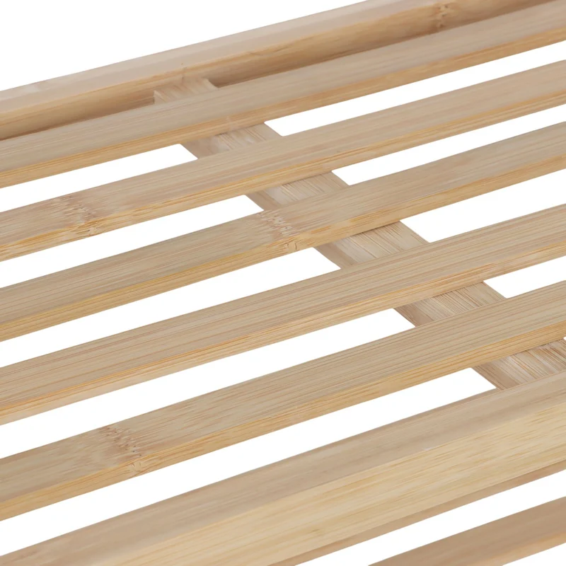 Meuble à chaussures moderne rangement pour 6 paires 80 x 30 x 80 cm en bois blanc 13_0017258