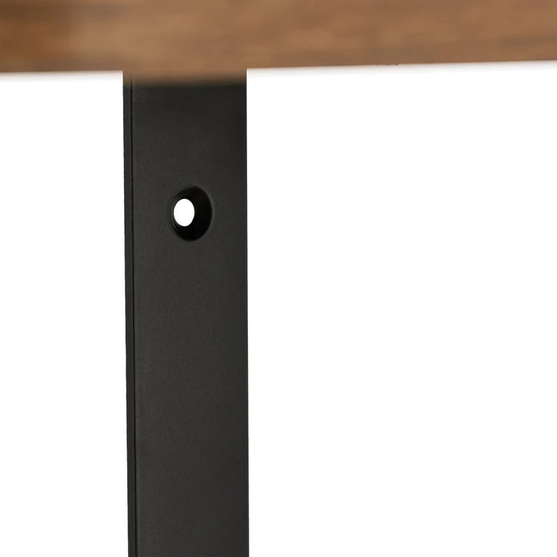 Étagère d’angle suspendue multifonctionnelle 3 niveaux utilisation optimale espace 55 x 55 x 15 cm en MDF brun 13_0010365