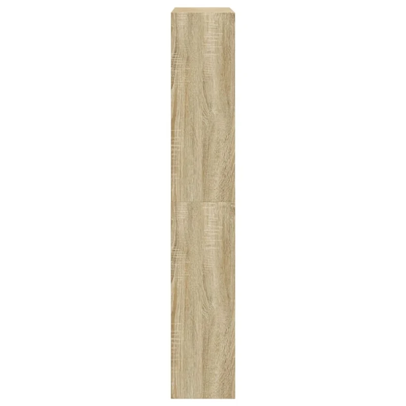 Armoire à chaussures range chaussures rangement meuble entrée couloir salon sonoma 80 x 21 x 125,5 cm bois ingénierie brun 02_0021730