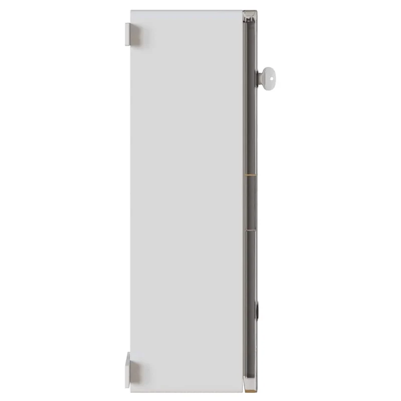 Armoire de contrôle moderne polyvalente intérieur extérieur 40 x 20 x 60 cm en plastique gris 02_0058215
