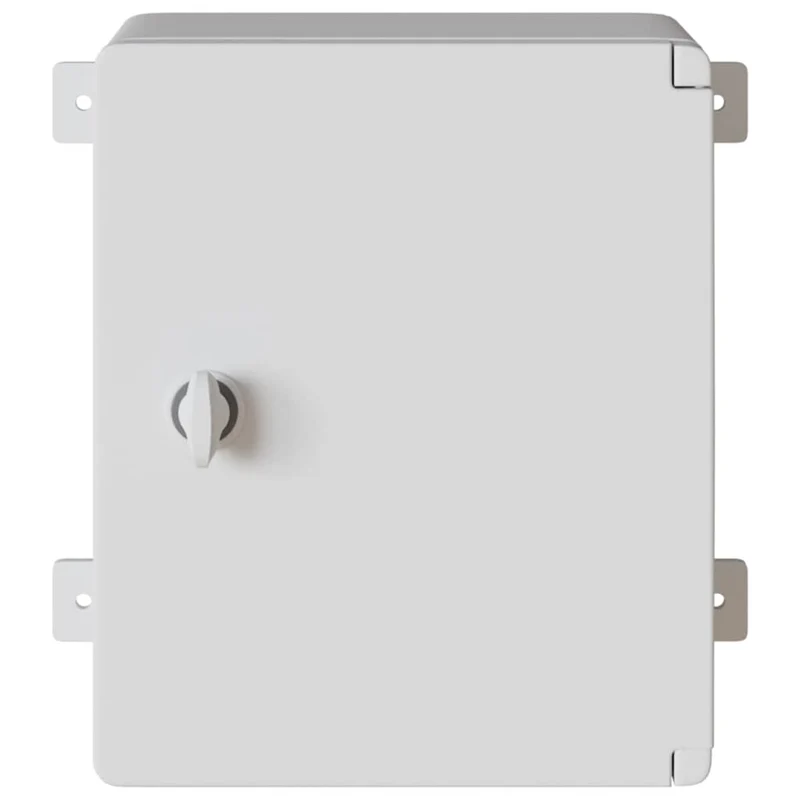 Armoire de contrôle moderne polyvalente 47 x 20 x 60 cm usage intérieur extérieur en plastique gris 02_0058193