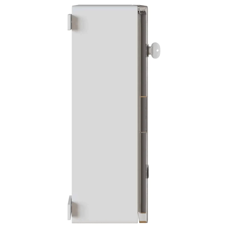 Armoire de contrôle polyvalente moderne intérieur extérieur 40 x 24,5 x 50 cm en plastique ABS gris 02_0058214