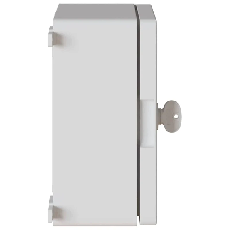 Armoire de contrôle moderne design épuré 47 x 20 x 60 cm en plastique ABS gris 02_0058191