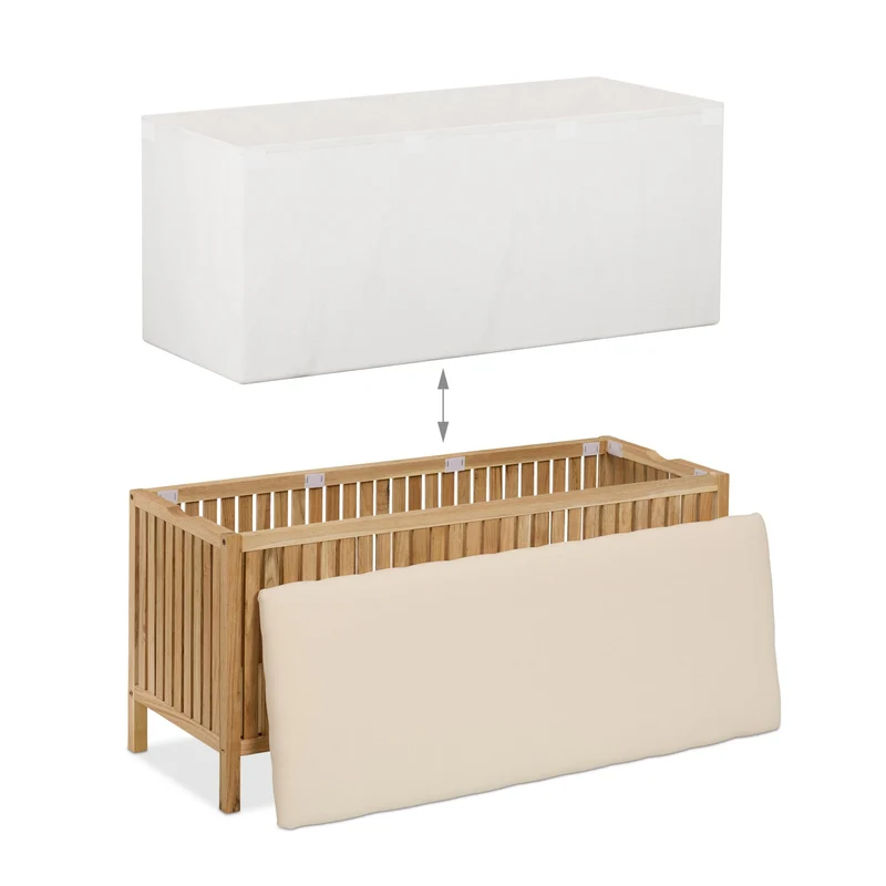 Banc avec rangement pratique salle de bain 100 x 40 x 45 cm assise confortable rusticité en bois blanc 13_0016421