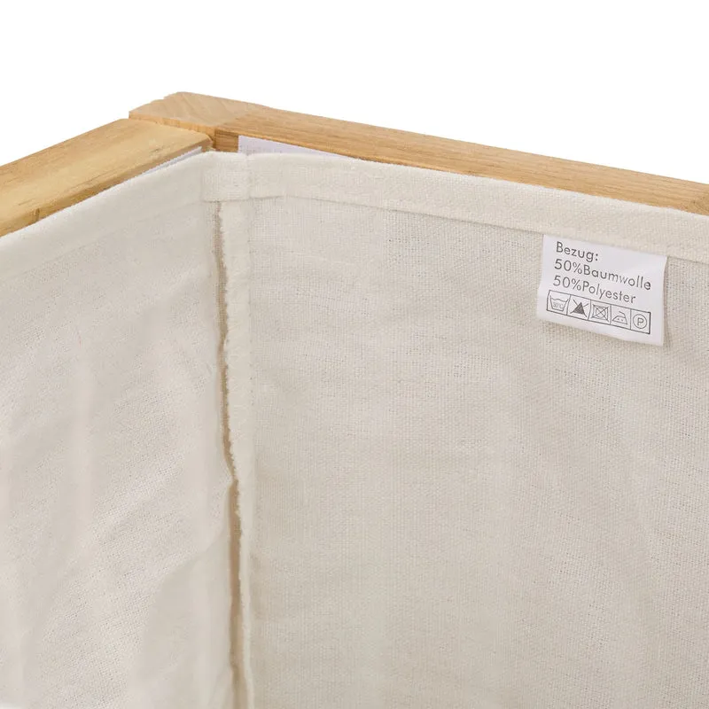 Banc avec rangement pratique salle de bain 100 x 40 x 45 cm assise confortable rusticité en bois blanc 13_0016421