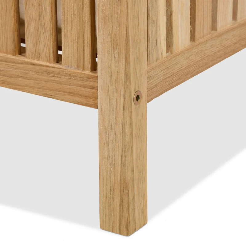 Banc avec rangement pratique salle de bain 100 x 40 x 45 cm assise confortable rusticité en bois blanc 13_0016421