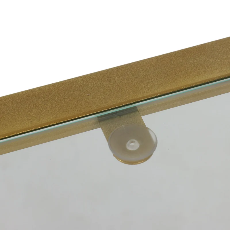 Console étroite moderne pour entrée salon 73 x 100 x 30 cm pratique avec 3 étagères en verre transparent 13_0017955